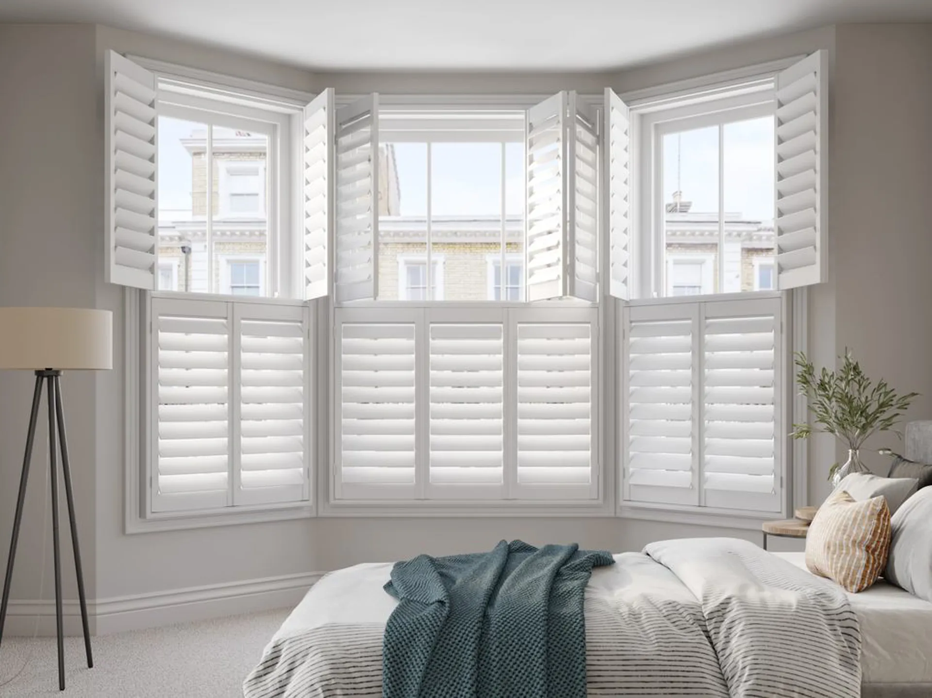 Bedroom shutters